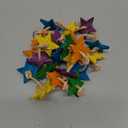 Birds LOVE Wood Stars & Leather Toy for Bird Cage Stand or Playgym, Bird Toys for Small to Medium Parrots, Sun Conures, Green Cheeked Conures, Quakers, Parakeets, Caiques, Cockatiels, African Senegals