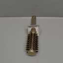 AIMIKE Round Brush, 1.3 Inch Barrel, Nano Thermal Ceramic & Ionic Tech, Boar Bristles, for Blow Drying, Styling, Curling and Shine, Gold + 4 Clips