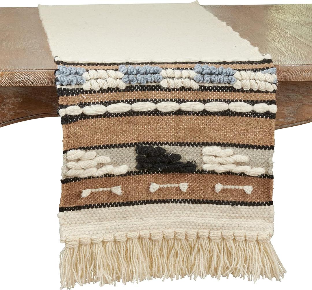 Textured Boho Table Runner