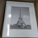 upsimples 16x20 Picture Frame, Display Pictures 11x14 with Mat or 16 x 20 Without, Wall Hanging Poster Frame, White, 1 Pack