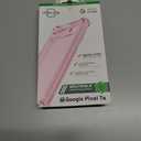 ITSKINS Spectrum R // Clear Compatible with Google Pixel 7a, Protective Phone Case, Anti-Yellowing, Shockproof Cover, and Military Grade Phone Case - Light Pink