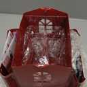 Large Bird Feeders for Outdoors Hanging,Metal Bird Feeder with Double Suet Cage Cake,Sturdy & Weatherproof,Easy to Clean & Refill,4.6Lbs Large Capacity, Great for Attracting Wild Birds,Red