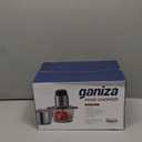 GANIZA Food Processors, Electric Food Chopper with Meat Grinder & Vegetable Chopper - 2 Bowls (8 Cup+8 Cup) with Powerful 450W Copper Motor - Includes 2 Sets of Bi-Level Blades for Fruits/Meat/Nuts (Black)