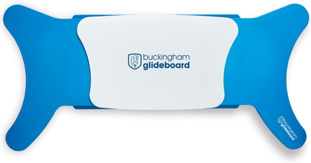 Buckingham Glideboard Transfer Board Wheelchair Accessories Mobility Aids Wheelchair Transfer Seat Disability Aids for Elderly and Disabled Mobility Aids Furniture Transfers Blue/White