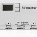 USTAR Upgraded RV 6536A3351 Digital Thermostat Compatible with Coleman Mach, Wall-Mounted, White, Two-Stage Digital Thermostat Fit for Heat Pump & Gas Furnace