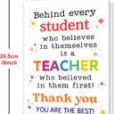2 x Teacher Thank You Card, 8x5.3 Inches
