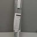 LazBlinds Custom Size No Tools-No Drill 1" Aluminum Mini Blinds, Cordless Blinds for Windows, Light Filtering Horizontal Window Blinds, Silver Grey