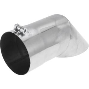 Motoforti 3.5" ID Inlet Turn Down Exhaust Tip T304 Stainless Steel Surface Polishing Mandrel Bend Elbow Tube 9.1" Overall Length Suitalbe for 3.5" OD Tailpipes