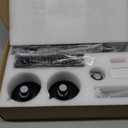 Dual Shower Head with Original Adjustable Slider, High Pressure Double Shower Head for Two People Rod, 2 Showerhead System for Couples, Renter-Friendly, SPA-Like, Gift for Women Men, Black