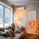 Yotache Magnetic Thermal Insulated Door Curtain Fits 36 x 80 inch Doors, Curtain Size 38" x 82" Weatherproof Oxford & Cotton Fill Door Covers to Keep Warm in Winter, Beige