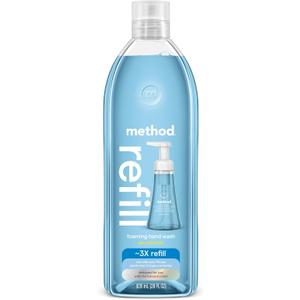 Method Foaming Hand Soap Refill, Sea Minerals, Recyclable Bottle, Biodegradable Formula, 28 oz, (Pack of 1) (Packaging May Vary)