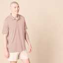 Amazon Essentials Mens Golf Polo Shirt, Moisture-Wicking Quick Dry, Short Sleeve (Large, Light Pink)