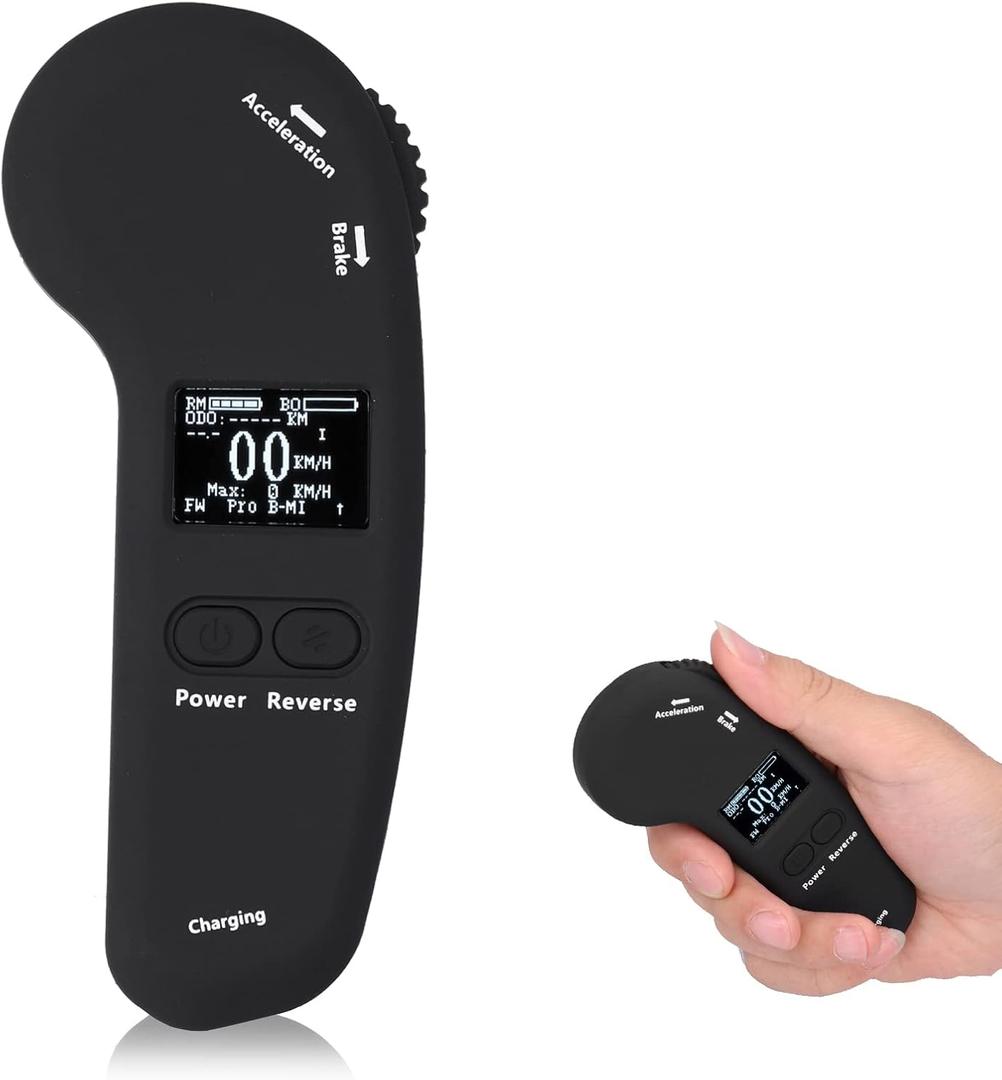 Electric Skateboard Remote,Adjustable Speed Braking Skateboard Remote Replacement,Skateboard Remote with LED Display