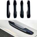 Door Handle Covers Trim Compatible with 11th Gen Civic Accessories, for Honda Civic 2022 2023 2024 2025, Accord/CR-V/HR-V 2023 2024 2025 with Smart Auto Lock - Glossy Black Car Decoration