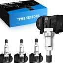 YZHIDIANF Upgraded F2GZ1A189A TPMS Sensor Fit for:-Ford F150 Explorer Fusion Edge for:-Mustang Ranger for:-Lincoln MKZ MKX Continental 2016-2021 Tire Pressure Monitoring F2GZ-1A189-A Black (Set of 4)