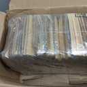 Geosar 800 Pcs Kraft Bags with Window Stand Up 7 X 10 Inch Pouches