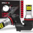 9006 HB4 LED Fog Light Bulbs 6000K Xenon White, Extremely Bright 3030 Chips 9006LL 9006XS LED Bulbs with Projector for Car Fog Lights, Daytime Running Lights DRL(Pack of 2)