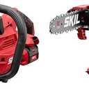 SKIL PWR CORE 40 Brushless 40V Chainsaw & Pole Saw Kit with Battery and Charger