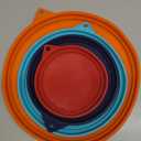 SOPHICO Silicone Replacement Lids for Pyrex Sculpted Glass & Tinted Glass Bowls Mixing Bowls4 size