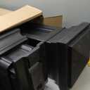 Step2 Atherton Mail Post, Mailbox Not Included, Weather Resistant, Large Outdoor Mailbox Post, Made of Durable Plastic, Easy to Install, Onyx Black