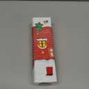 Diffy Homy Baby Santa Hat Christmas for Baby Toddler Infant Newborn Washable Fade-restant Knitted Santa Hat Soft Warm Long for New Year Festive Holiday Party Indoor Outdoor Winter Red