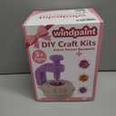 windpaint Fabric Flower Bouquets Toys, Christmas Gifts DIY Craft Kits Toys for Kids, Arts & Crafts for Girls 3 4 5 6 7 8 9 10 Years Old Toddler, Educational Learning Preschool Birthday Gifts(Purple)