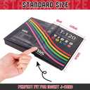 Standard Black VHS Cases, VHS Album Case with Outer Clear Sleeve (60 Pack)