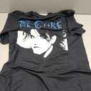 The Cure Unisex Adult The Cure Robert Smith Profile Tee (Black, L)
