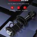 Complete Struts Shock Absorbers Fits for Toyota RAV4 (2.4L L4) 2006 2007 2008, for Toyota RAV4 (2.5L L4) 2009 2010 2011 2012 cciyu 172276 172275 Quick Struts Assembly Front Pair Struts 4WD AWD FWD