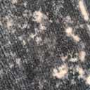 Rugxara 9x12 Area Rugs for Living Room Bedroom, Large Washable Rug, Black Vintage Floral Boho Rug, Non Slip & Low Pile Faux Wool Thin Carpet for Indoor Dining Room and Kids Room(Black 9x12ft)