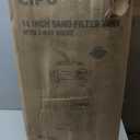 CIPU 14inch Sand Pool Filter Tank System with 6-Way Valve Easy to Install for Above Ground Swimming Pools
