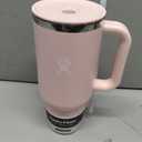 Hydro Flask Travel Tumbler with Handle, Lid and Straw - Insulated Stainless Steel in 40 Oz Trillium