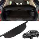 Marretoo Cargo Cover for Nissan X-Trail Rogue SV S SL 2014-2020 for Nissan Rogue X-Trail Accessories Black Retractable Factory Style SUV Trunk Cover Cargo Security Shade Trunk Cover