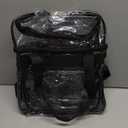 Clear Lunch Bag Heavy-Duty Tote - Double Purse for Work Concert Correctional Officers Stadium Women 12x6x12 Black