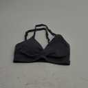 YEOREO Sports Bras for Women Open Back Workout Gym Bra Padded Medium Impact Yoga Tops with Ajustable Back Straps (Large, Dark Gray)
