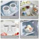 Pukomc Ice Cream Maker Machine for Home Use, with Two Ice Cream Bowls,Simple Operation and Easy to Clean,White