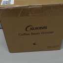 Electric Burr Coffee Grinder: Conical Coffee Bean Grinder Compact with 25 Precision Settings and Timer - Upgraded Anti-Static One-Touch Automatic Smart Grind for Home Use/Office/Cafes