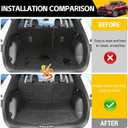 Trunk Mat & Backrest Mat for 2020-2025 Ford Escape Cargo Mats All Weather Rear Seat Back Cargo Liners for 2020 2021 2022 2023 2024 2025 Ford Escape Accessories