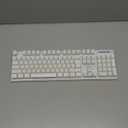 RedThunder K10 Wireless Gaming Keyboard and Mouse Combo, RGB Backlit Rechargeable 3800mAh Battery, Mechanical Feel Anti-ghosting Keyboard + 7D 3200DPI Mice for PC Gamer(White Pudding)