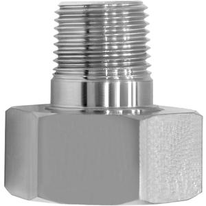 beduan Stainless Garden Hose Adapter 3/8" NPT Male to 3/4" GHT Female Extension Joint Repair Fitting (Detachable)