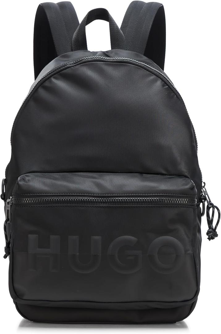 HUGO, Shade Logo Backpack, black gloss, PCE.