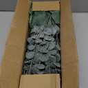 Giegxin 90 Pcs 3 Kinds Mixed Artificial Eucalyptus Leaves Stems Bulk Silver Dollar Leaves Picks Dried Eucalyptus Bundle Faux Spray for Wedding Vase Bouquet Floral Arrangement (Green)