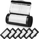 Football Wristbands, Quarterback (QB) Play Wristbands for Plays, Adult Size Playbook Wristband for Signs - 7 Packs (Black)