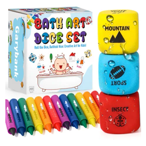 Garybank Bath Art Dice Gifts , Pack of 2