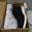 Bruno Marc Men's KnitFlex Breeze Mesh Sneakers Oxford Lace-up Lightweight Casual Walking Shoes (9.5, Black)