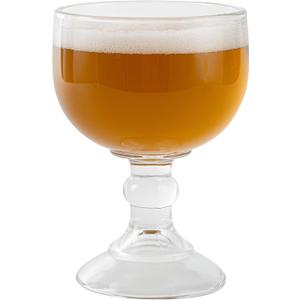 Restaurantware-Vetri 18 Ounce Schooner Beer Glasses, 24 Stemmed Shrimp Cocktail Glasses - No Lead, Dishwashable, Clear Glass Goblets, Suitable For Coronitas, Margaritas, Tequila, Or Whiskey Sour (18 oz)