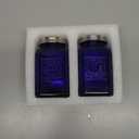 Vintage Salt and Pepper Shakers (Blue, Large)