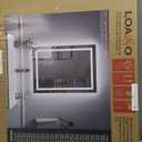 LOAAO 20X28 LED Bathroom Mirror with Lights, Anti-Fog, Dimmable, Backlit + Front Lit, Lighted Bathroom Vanity Mirror for Wall, Memory Function, Tempered Glass, Shatter-Proof, ETL Listed