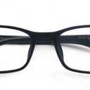 ALWAYSUV Nearsighted Glasses Black Rectangular TR90 Full Frame Myopia Shortsighted Distance Eyeglasses For Women/Men