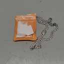 Luxury Cuban Link Dog Collar Silver Dog Chain Necklace with Diamond Rhinestones - 0.59 Inch Width Metal Pet Collar Jewelry for Small Medium Large Dogs & Cats (24 inch)